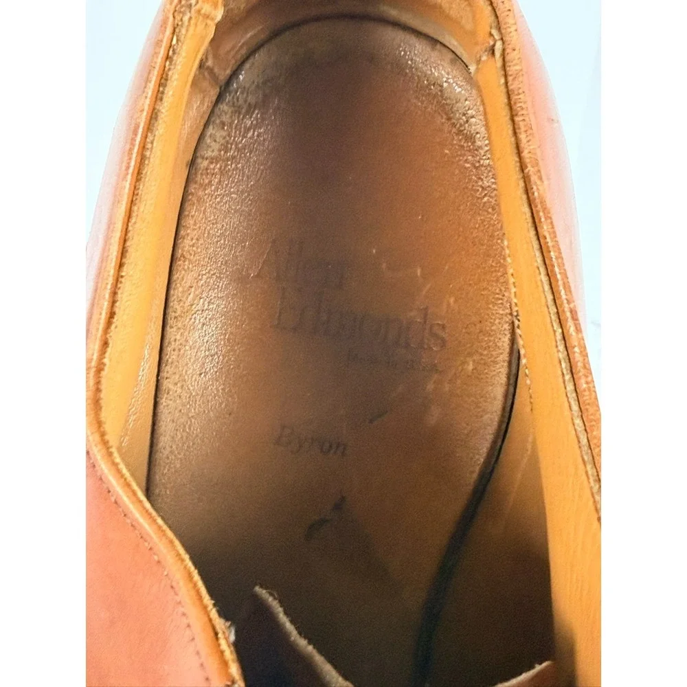 Allen Edmonds Byron Brown Cap Toe Oxford Dress Shoes Men's 10.5 D USA